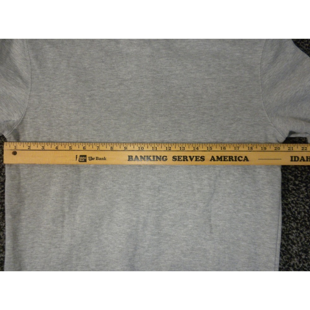 Kansas Jayhawks Hoodie Sweatshirt Mens S Gray Full Zip J America Rock Chalk - Picture 7 of 9